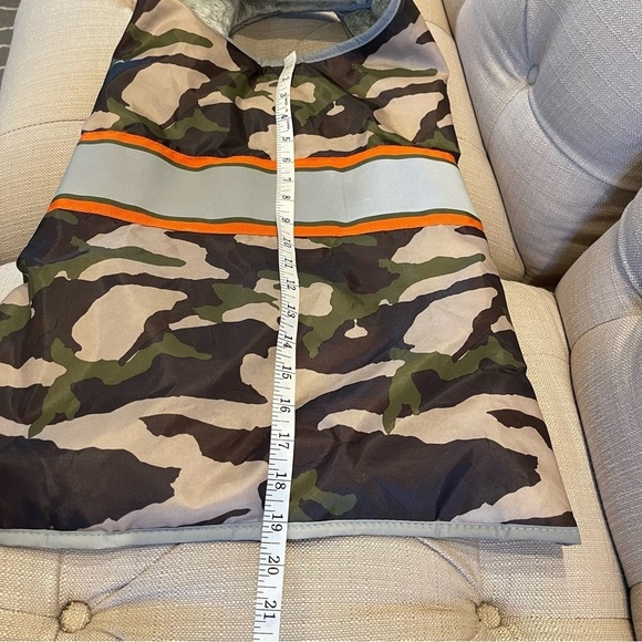 Top paw camouflage dog coat reflective fleece lined L - Picture 4 of 7